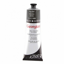 Daler Rowney Georgian Oljna barva Ivory Black 225 ml 1 kos