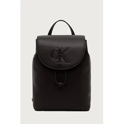 Calvin Klein Nahrbtnik Bold Ck Flap Mini Backpack LV04F3893G Temno rjava