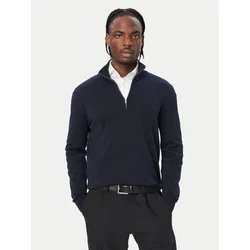 HUGO Pulover 50574143 Mornarsko modra Regular Fit