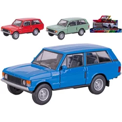 Welly Land Rover Range Rover 1970 11,5 cm kovinski reverz - mešanica barv (modra, rdeča, zelena)