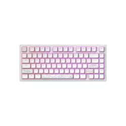 DARK PROJECT ALU Terra Nostra R2 White - Wired Gaming Keyboard (ANSI)