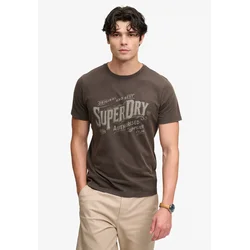 Superdry & Co Majica siva/črn denim
