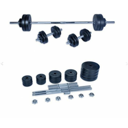 SPARTAN set uteži z ročkami, 50kg