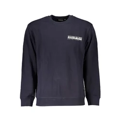 NAPAPIJRI MEN'S BLUE ZIPLESS SWEATSHIRT