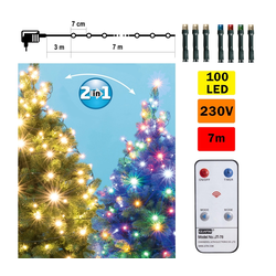 LED Božićne lampice sa daljinskim upravljačem LED/230V IP44