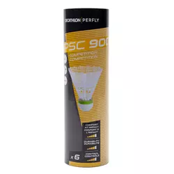 BADMINTON LOPTICE PSC 900 MEDIUM PLASTIČNE 6 KOM BELE