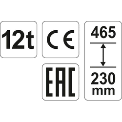 YATO Hidraulična dizalica, 12T