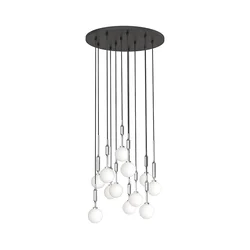 Open Design OR85389 - Luster na sajli ERO 12xG9/8W/230V sjajni hrom