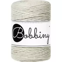 Bobbiny Macrame Cord 1,5 mm 100 m Cashmere Beige Vrvica