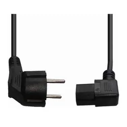 E+P E+P Elektrik Kaltgeräte-Netzkabel, 2m, črno, SW20, (20786841)