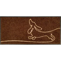 wash+dry PREDPRAŽNIK Daydreamer 35/75 cm potiskano rjava