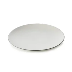 Set desertnih krožnikov EQUINOXE REVOL 21,5 cm, 6 kos beli bombaž