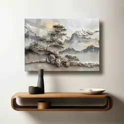 Wallity Dekorativna slika na kaljenom staklu, 50x70cm, Šarena