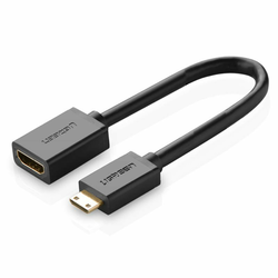 UGREEN 20137 Adapter Mini HDMI to HDMI, 22cm (BLACK)