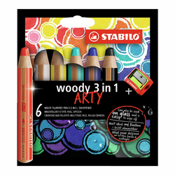 STABILO Drvene bojice Woody Arty 3u1/ set 1/6