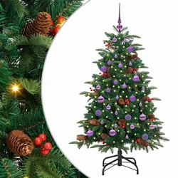 Umjetno božićno drvce Zelena 150 cm PVC i Metal i Plastika