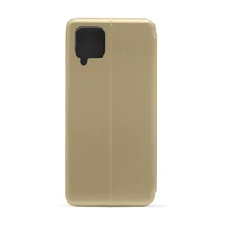 Maska za telefon ROYAL FLIP COVER za Samsung A12, Zlatna