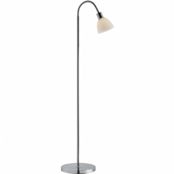 Nordlux - Podna lampa RAY 1xE14/25W/230V sjajni hrom 153,5 cm