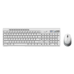 GENIUS SlimStar 8230 Wireless USB YU bela tastatura+ miš