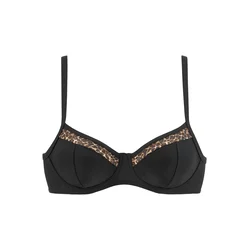 LASCANA Bikini zgornji del Adele, črna