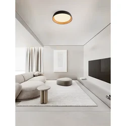 SIGI  PLAFONJERA LED /3000K/50W/4201Lm/CRNA & WOOD