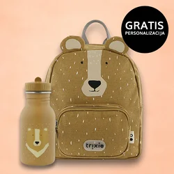 trixie otroški nahrbtnik small + steklenička 350 ml mr. bear