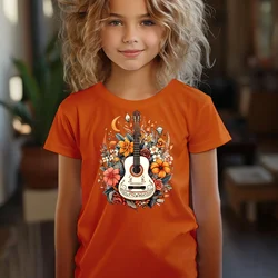 Camiseta Majica sa štampanim printom Cam 402, Dečija, Narandžasta