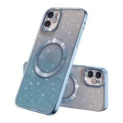 Maska za telefon Mag Case Electroplated za iPhone 11, Plava