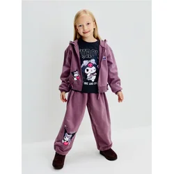Sinsay - Donji deo trenerke loose jogger Kuromi - grožđe