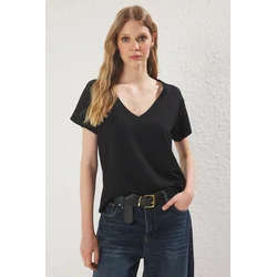 Trendyol Milla Ženska majica TWOSS25TS00196, Crna