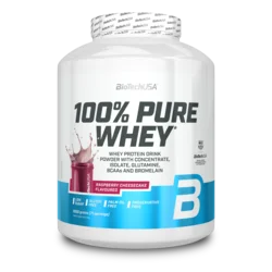 BioTechUSA 100% Pure Whey 2kg malina-čiz kejk
