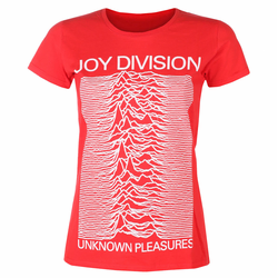Metal majica moška Joy Division - Unknown Pleasures FP RED - ROCK OFF - JDTS04LR