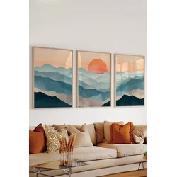 Wallity Dekorativna slika 3Dartsohoset132, 33x48cm, 3 dela