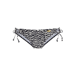 LASCANA Bikini hlačke  črna / bela