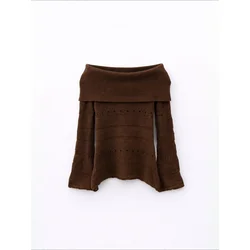 MixRay Pulover Pullover temno rjava