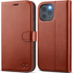 OCASE preklopna torbica za iPhone 12 Pro Max – rjava