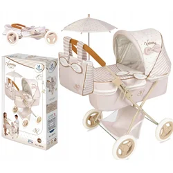 DeCuevas Voziček za punčke Verona z dežnikom Toys 85078