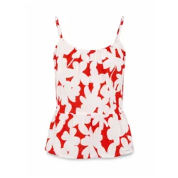 Vero Moda Ženska majica Dicthe, Crvena