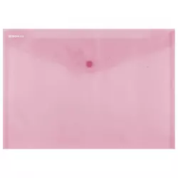Fascikla koverta s dugmetom A4 pp Donau 8544001PL-04 providno crvena