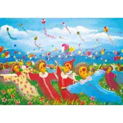 Magnolia - Puzzle Karneval strašilk - 1 000 kosov