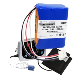 TELIT POWER Baterija, NiMH, 7.2V, 3800mAh, Za NONIN Medical Inc Avant 2120 NIBP Monitor 4032-001