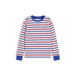 TOMMY HILFIGER Majica Essential  modra / rdeča / bela