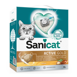 15% popusta! Sanicat pijesak za mačke - Active Gold (6 l)