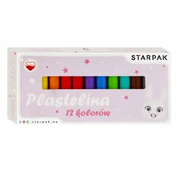STARPAK Bunny School Plastelin 12 barv