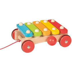 Dječji glazbeni instrument Goki – Ksilofon, s kotačima