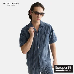 Modra Scotch & Soda Srajca