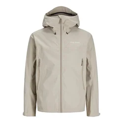 JACK & JONES Prehodna jakna Trail greige/bela