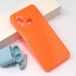 Maska Flash Crystal za Xiaomi Redmi 12C narandzasta.