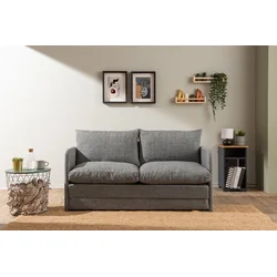 Atelier del Sofa Dvosed na razvlačenje Saga XL, 148 x 70 x 66 cm, Svetlosivi