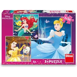 Dino princeze - puzzle 3x55 delova ( 11140 )